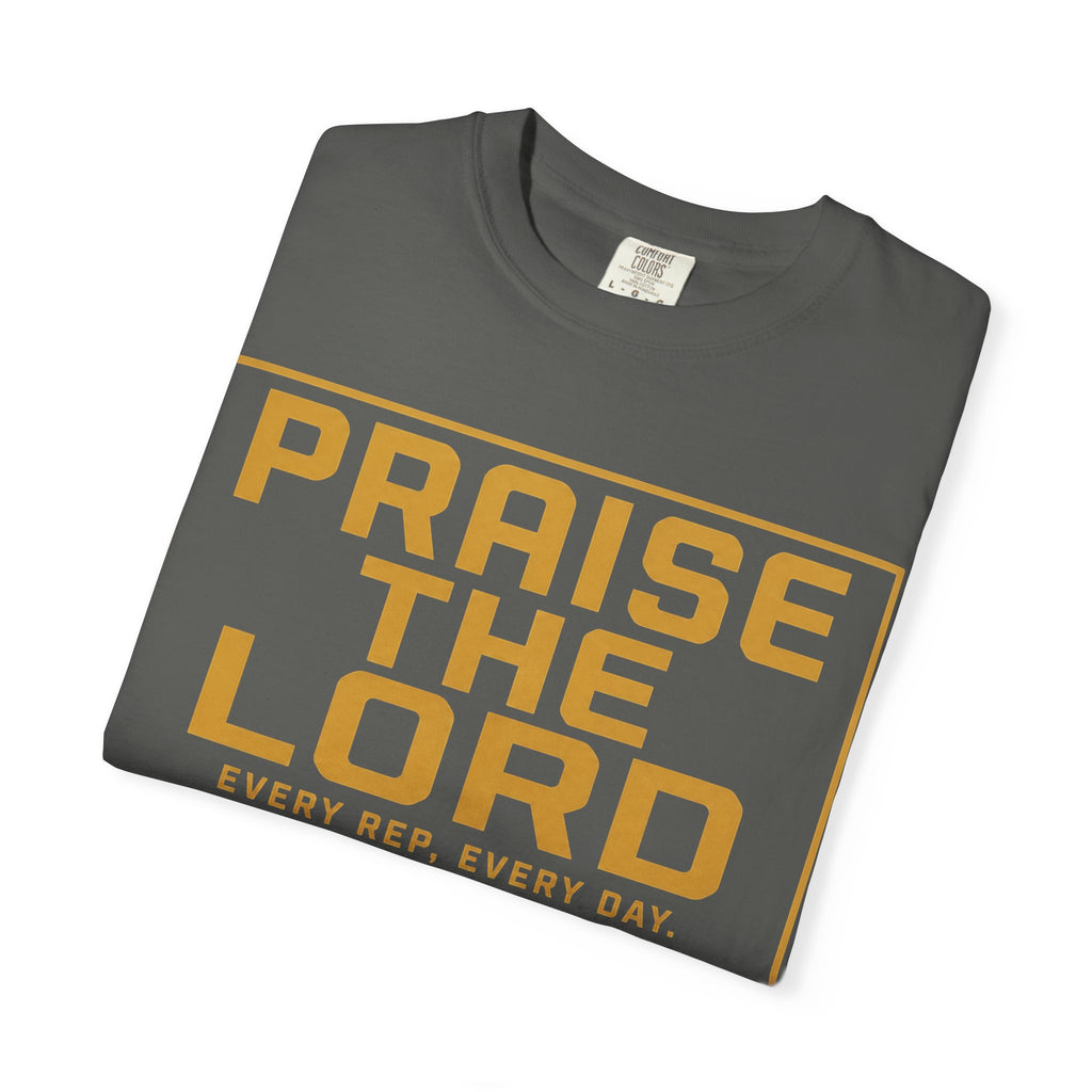 Praise The Lord Workout T‑Shirt — Faith & Fitness Graphic Tee