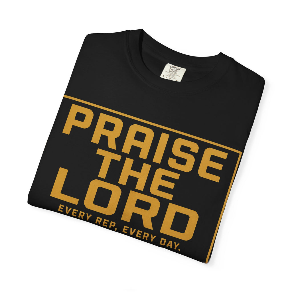 Praise The Lord Workout T‑Shirt — Faith & Fitness Graphic Tee