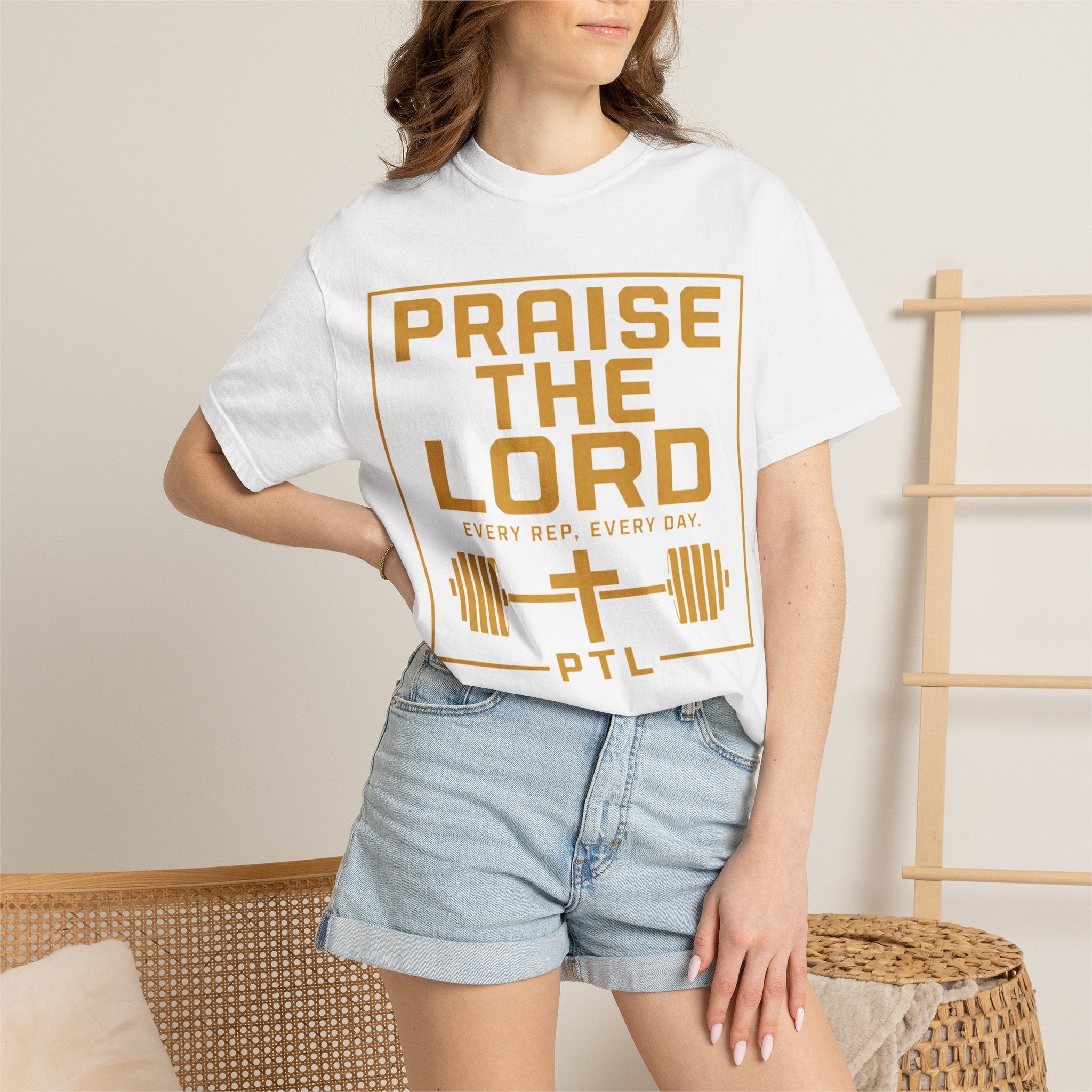 Praise The Lord Workout T‑Shirt — Faith & Fitness Graphic Tee