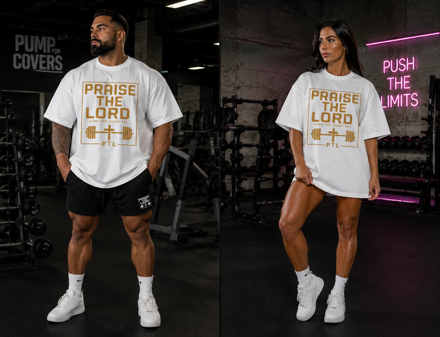 Praise The Lord Workout T‑Shirt — Faith & Fitness Graphic Tee
