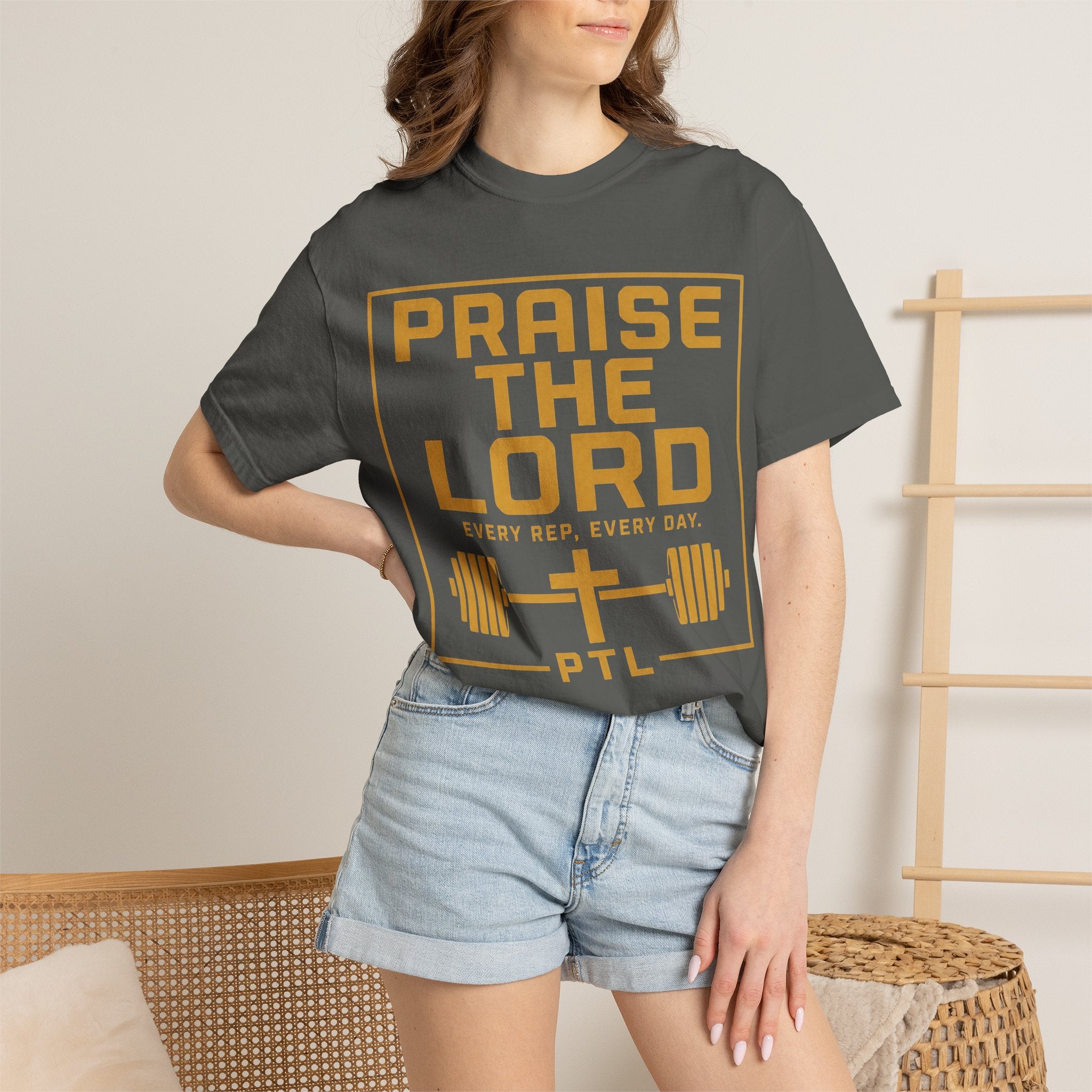 Praise The Lord Workout T‑Shirt — Faith & Fitness Graphic Tee