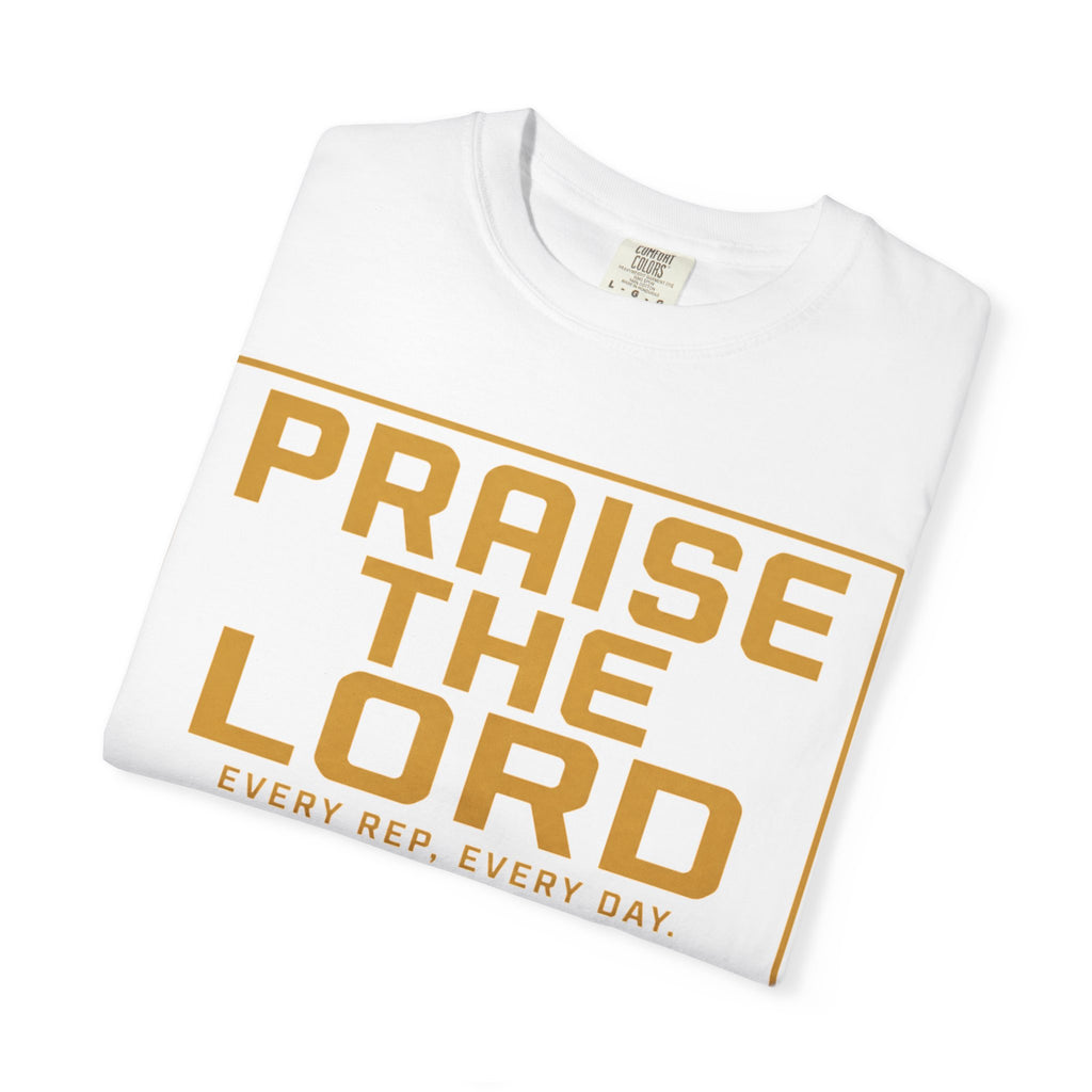 Praise The Lord Workout T‑Shirt — Faith & Fitness Graphic Tee